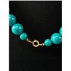 Image 3 : Classic Vintage Dark Teal Beaded Necklace 28" L