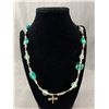 Image 1 : Fashionable Dragonfly Necklace with Glass Beads
