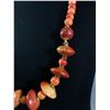 Image 2 : Lovely Orange and Reds 22" L Beaded Necklace