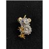 Image 2 : Rhinestone Koala Bear Brooch and Goldtone Giraffe Brooch