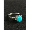 Image 2 : New! Genuine Amazonite Adjustible Size Ring in Acrylic Case
