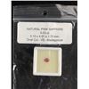 Image 1 : Natural Pink Sapphire .53ct Round Cut-VS-Madagascar