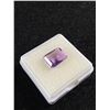 Image 2 : Natural Dark Amethyst 3.865 ct Emerald Cut- Loupe Clean- Uruguay Untreated