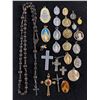 Image 1 : An Old Rosary Plus Religious Pendants