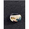Image 2 : Lot of 5 Big Chunky Silverplated Rings