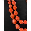 Image 2 : Orange Double Strand Beaded Necklace