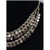 Image 2 : Vintage Attitude Bib Choker Statement Necklace.Silver Tone