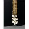 Image 2 : Vintage Faux Pearl Tassel Necklace