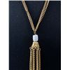 Image 3 : Vintage Faux Pearl Tassel Necklace