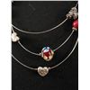 Image 2 : New Christopher & Banks Silvertone Beaded Necklace