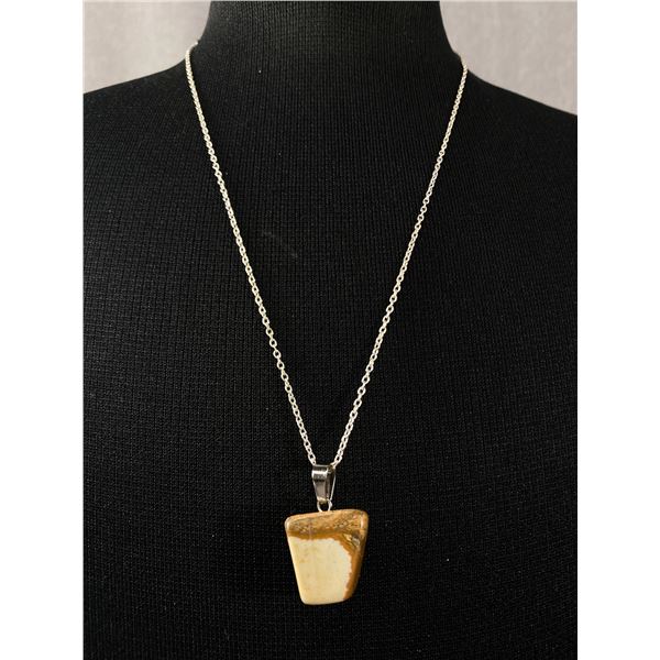 Freeform Gemstone Necklace Picture Jasper