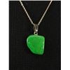 Image 2 : Freeform Gemstone Necklace Green Chalcedony