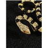 Image 2 : Vintage Enamel and Rhinestone Snake Brooch