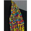Image 2 : Vintage Multicoloured Rainbow Beaded Boho Festival Necklace