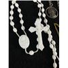 Image 2 : Lot of Vintage Rosaries and Pendants on Necklaces