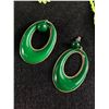 Image 2 : A Fun Lot of Green Tone Costume Jewelry