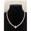 Image 2 : Vintage Rhinestone Necklace with a Double Strand Rhinestone Bracelet