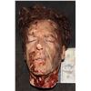 Image 1 : BLOODY SEVERED SILICONE HEAD WITH HAND PUNCHED HAIR