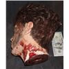 Image 3 : BLOODY SEVERED SILICONE HEAD WITH HAND PUNCHED HAIR