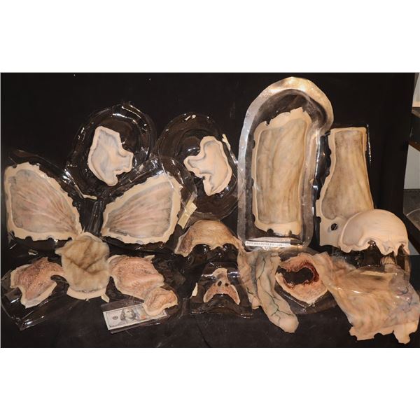 ARMY OF THE DEAD ZEUS ZOMBIE COMPLETE SET OF SILICONE FACIAL APPLIANCES