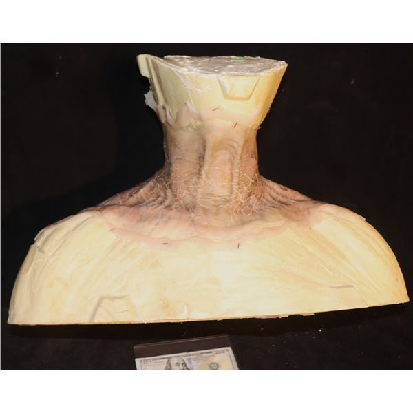 ZZ ARMY OF THE DEAD ZEUS ZOMBIE NECK APPLIANCE ON BUST