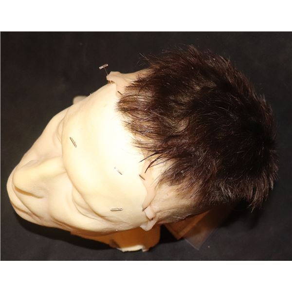 ZZ ARMY OF THE DEAD ZEUS ZOMBIE SILICONE SCALP WITH HAND PUNCHED HAIR