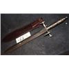 Image 3 : ZZ BOOK OF FIRE DAMASCUS REAL SWORD WITH LEATHER HEATH