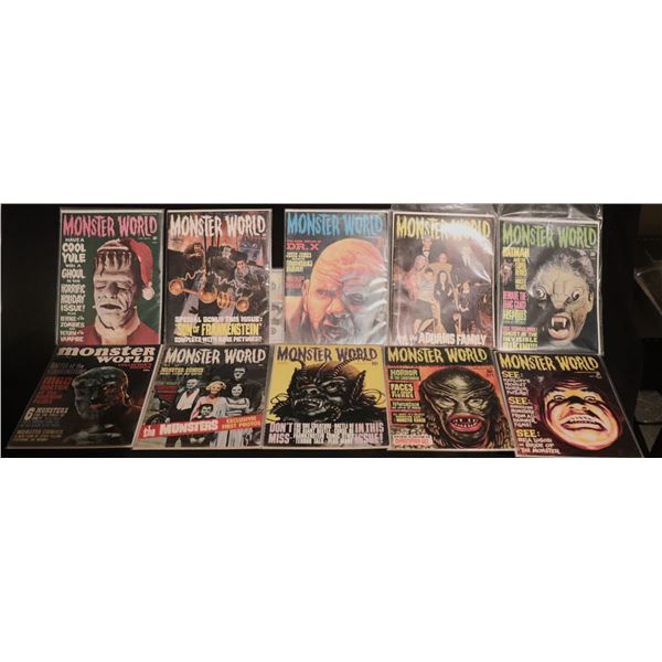 ZZ MONSTER WORLD COMPLETE COLLECTION OF ALL 10 ISSUES