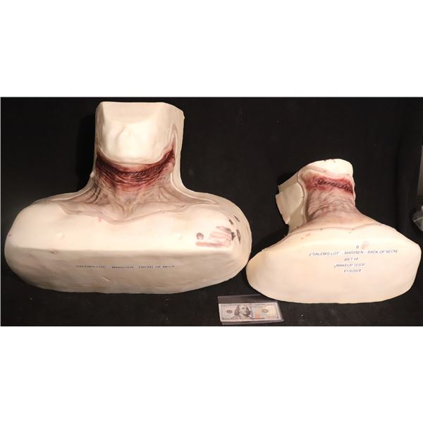 SALEM'S LOT MARSTEN SILICONE HANGING MAKE UP APPLIANCES PAINTED ON BUSTS