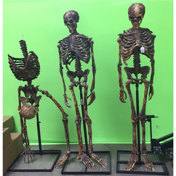 SCARY MOVIE 2 All 3 SKELETON PUPPETS SCREEN MATCHED EVIL DEAD ARMY OF DARKNESS PARODY