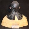 Image 3 : ALIEN ORC COWL AND FACIAL APPLIANCES ON LIFE CAST BUST C