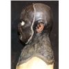 Image 2 : ALIEN ORC COWL AND FACIAL APPLIANCES ON LIFE CAST BUST D