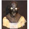 Image 1 : ALIEN ORC COWL AND FACIAL APPLIANCES ON LIFE CAST BUST F