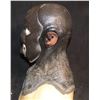 Image 2 : ALIEN ORC COWL AND FACIAL APPLIANCES ON LIFE CAST BUST G
