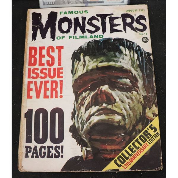 ZZ FAMOUS MONSTERS NUMBER 13 IN GOOD CONDITION