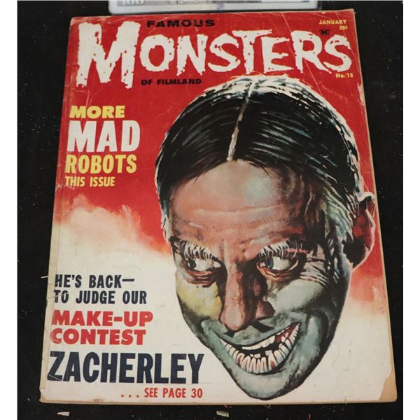 ZZ FAMOUS MONSTERS NUMBER 15 IN GOOD CONDITION