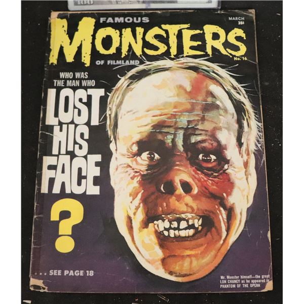 ZZ FAMOUS MONSTERS NUMBER 16 IN GOOD CONDITION