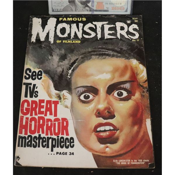 ZZ FAMOUS MONSTERS NUMBER 17 IN GOOD CONDITION