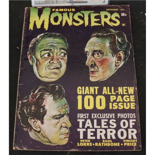 ZZ FAMOUS MONSTERS NUMBER 19 IN GOOD CONDITION