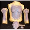 Image 1 : ALIEN IRIDESCENT FEMALE SILICONE FACE TORSO AND ARMS B