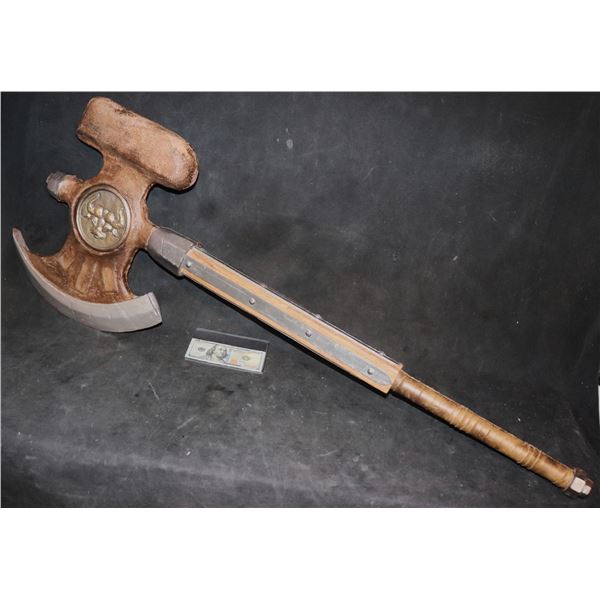 LEGENDS OF TOMORROW MINOTAUR AXE SCREEN USED BLOODY STUNT