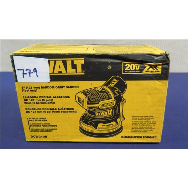 DeWalt DCW210B Random Orbit Sander in Box  (Tool Only)
