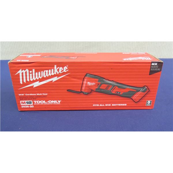 Milwaukee 2626-20 M18 Cordless Multi Tool in Box  (Tool Only)