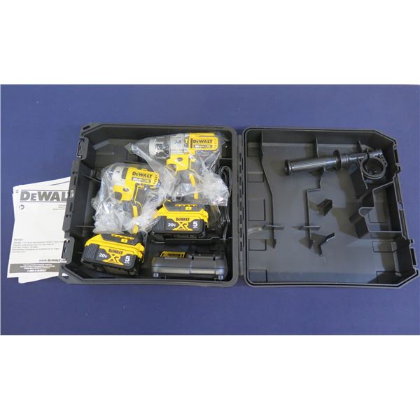 DeWalt DCF887 Impact Driver, DCD991 Drill/Driver & DCB205 Battery Pack in Hard Case