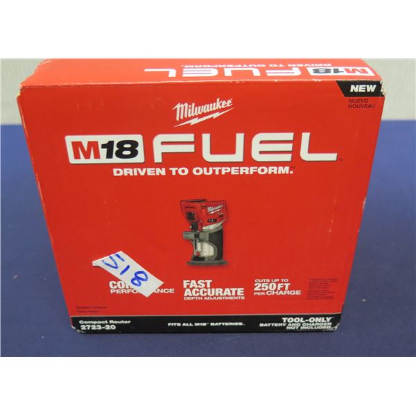 Milwaukee 2723-20 Compact Router in Box  (Tool Only)