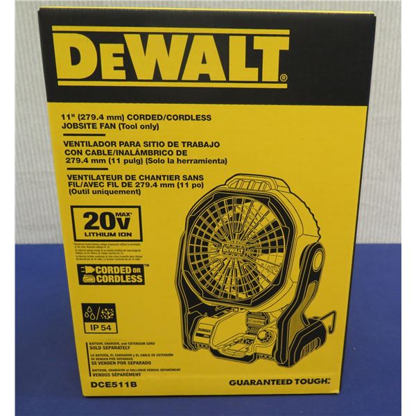 DeWalt DCE511B Jobsite Fan in Box  (Tool Only)