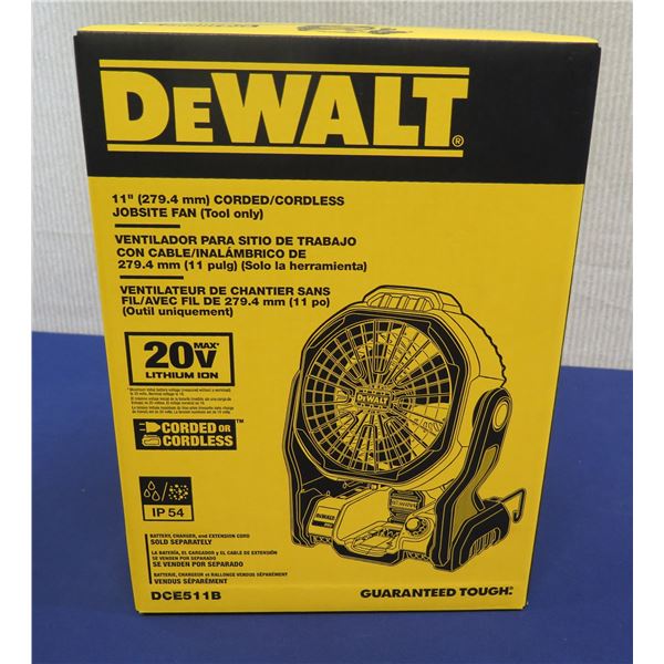 DeWalt DCE511B Jobsite Fan in Box  (Tool Only)