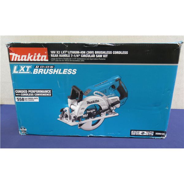 Makita XSR01PT Rear-Handle Circular Saw Kit in Box (no battery)