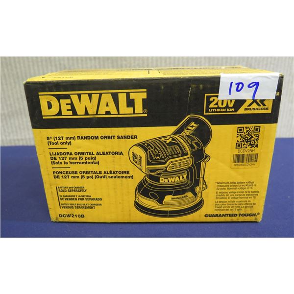 DeWalt DCW210B Random Orbit Sander in Box  (Tool Only)