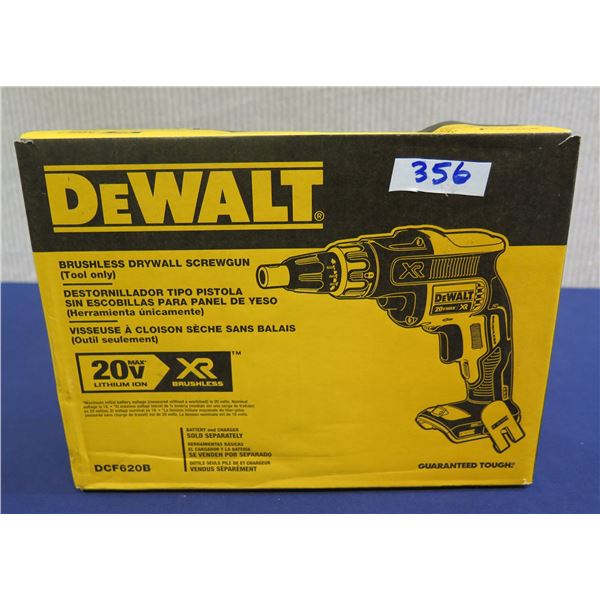 DeWalt DCF620B Drywall Screwgun in Box  (Tool Only)